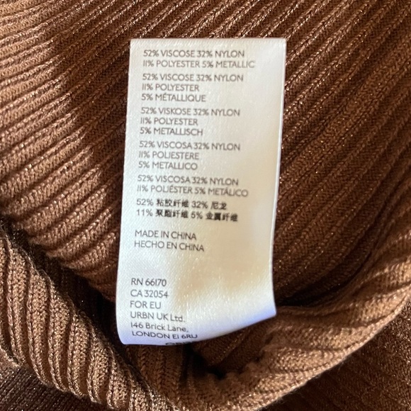 Anthropologie Brown V-Neck Sweater - Picture 9 of 9